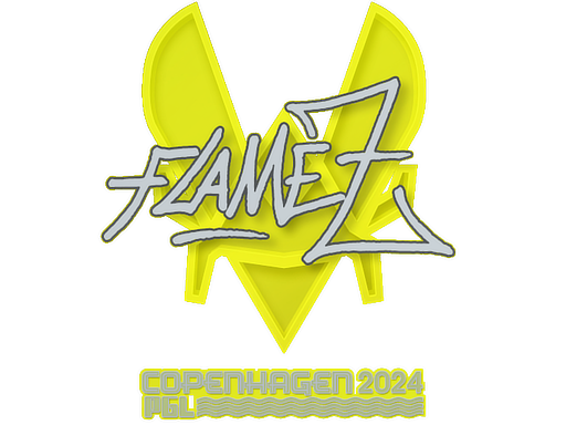Sticker | FlameZ | Copenhagen 2024 - High Grade - Sticker - from Copenhagen 2024 Player Autographs
