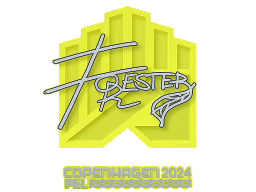 Sticker | Forester | Copenhagen 2024 - High Grade - Sticker - from Copenhagen 2024 Player Autographs