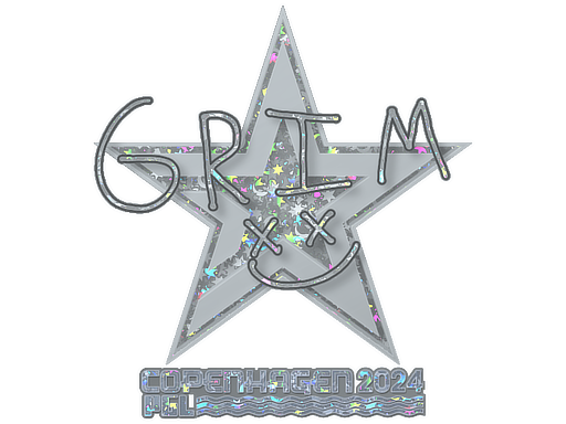 Sticker | Grim (Glitter) | Copenhagen 2024 - Remarkable - Sticker - from Copenhagen 2024 Player Autographs