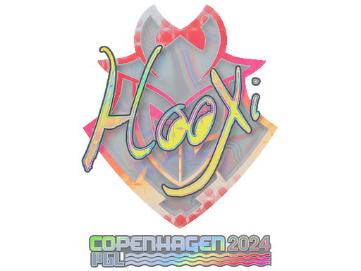 Sticker | HooXi (Holo) | Copenhagen 2024 - Exotic - Sticker - from Copenhagen 2024 Player Autographs