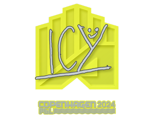 Sticker | ICY | Copenhagen 2024 - High Grade - Sticker - from Copenhagen 2024 Player Autographs