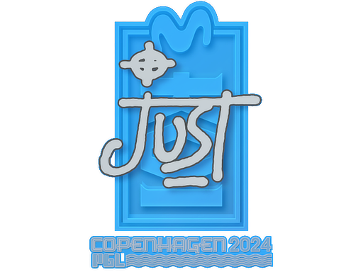 Sticker | JUST | Copenhagen 2024 - High Grade - Sticker - from Copenhagen 2024 Player Autographs