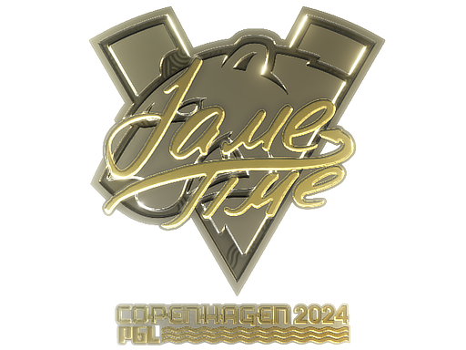 Sticker | Jame (Gold) | Copenhagen 2024 - Extraordinary - Sticker - from Copenhagen 2024 Player Autographs