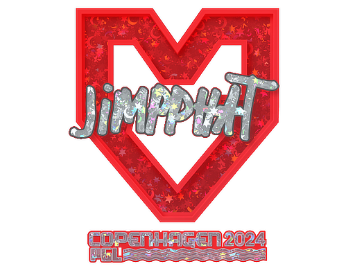 Sticker | Jimpphat (Glitter) | Copenhagen 2024 - Remarkable - Sticker - from Copenhagen 2024 Player Autographs