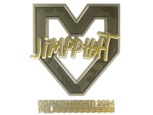 Sticker | Jimpphat (Gold) | Copenhagen 2024 - Extraordinary - Sticker - from Copenhagen 2024 Player Autographs