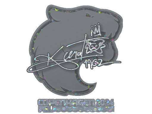 Sticker | KSCERATO (Glitter) | Copenhagen 2024 - Remarkable - Sticker - from Copenhagen 2024 Player Autographs
