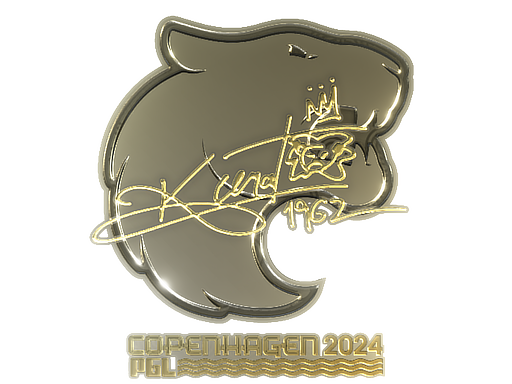 Sticker | KSCERATO (Gold) | Copenhagen 2024 - Extraordinary - Sticker - from Copenhagen 2024 Player Autographs