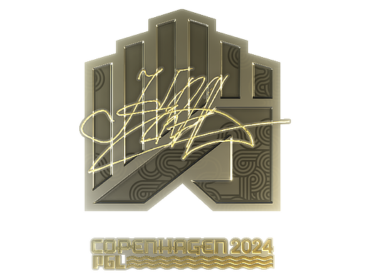 Sticker | Krad (Gold) | Copenhagen 2024 - Extraordinary - Sticker - from Copenhagen 2024 Player Autographs