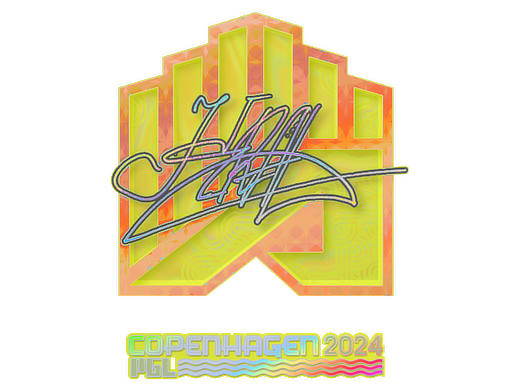 Sticker | Krad (Holo) | Copenhagen 2024 - Exotic - Sticker - from Copenhagen 2024 Player Autographs