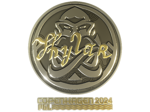 Sticker | Kylar (Gold) | Copenhagen 2024 - Extraordinary - Sticker - from Copenhagen 2024 Player Autographs