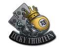 Sticker | Lucky 13 (Foil) - Exotic - Sticker - from Sticker Capsule