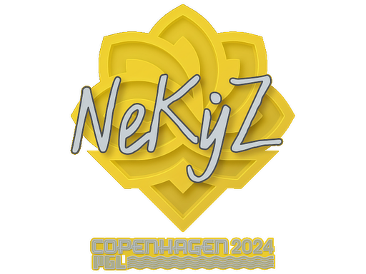 Sticker | NEKiZ | Copenhagen 2024 - High Grade - Sticker - from Copenhagen 2024 Player Autographs