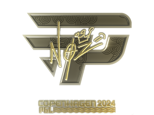 Sticker | NQZ (Gold) | Copenhagen 2024 - Extraordinary - Sticker - from Copenhagen 2024 Player Autographs