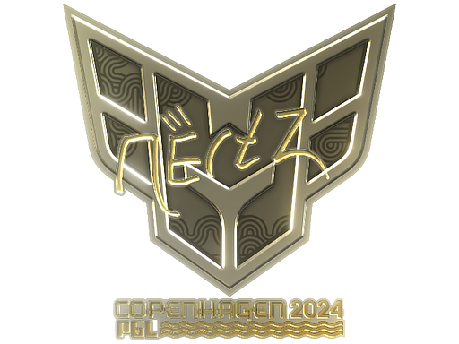 Sticker | NertZ (Gold) | Copenhagen 2024 - Extraordinary - Sticker - from Copenhagen 2024 Player Autographs
