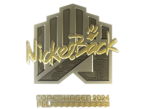 Sticker | NickelBack (Gold) | Copenhagen 2024 - Extraordinary - Sticker - from Copenhagen 2024 Player Autographs