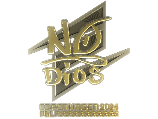 Sticker | Nodios (Gold) | Copenhagen 2024 - Extraordinary - Sticker - from Copenhagen 2024 Player Autographs