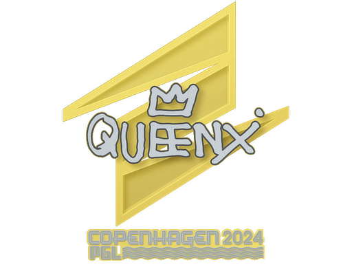 Sticker | Queenix | Copenhagen 2024 - High Grade - Sticker - from Copenhagen 2024 Player Autographs