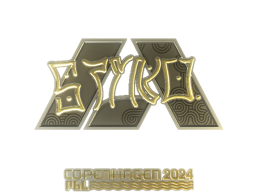 Sticker | STYKO (Gold) | Copenhagen 2024 - Extraordinary - Sticker - from Copenhagen 2024 Player Autographs