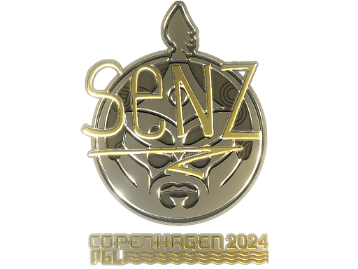 Sticker | Senzu (Gold) | Copenhagen 2024 - Extraordinary - Sticker - from Copenhagen 2024 Player Autographs