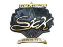 Sticker | SicK (Gold) | Berlin 2019 - Extraordinary - Sticker - from Berlin 2019 Player Autographs