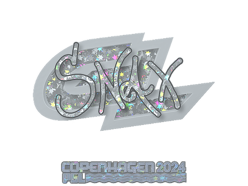 Sticker | Snax (Glitter) | Copenhagen 2024 - Remarkable - Sticker - from Copenhagen 2024 Player Autographs