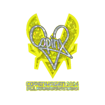 Sticker | Spinx (Glitter) | Copenhagen 2024 - Remarkable - Sticker - from Copenhagen 2024 Player Autographs
