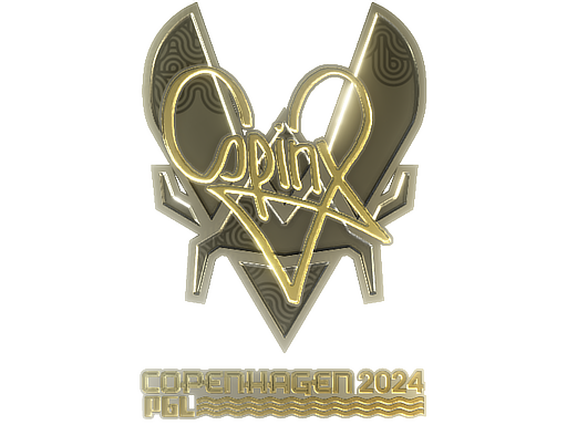 Sticker | Spinx (Gold) | Copenhagen 2024 - Extraordinary - Sticker - from Copenhagen 2024 Player Autographs