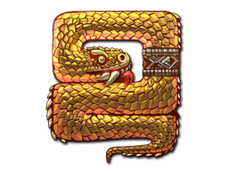 Sticker | Stone Scales (Foil) - Exotic - Sticker - from Broken Fang Sticker Collection