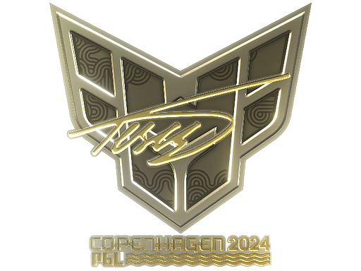Sticker | TeSeS (Gold) | Copenhagen 2024 - Extraordinary - Sticker - from Copenhagen 2024 Player Autographs