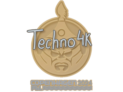 Sticker | Techno4K | Copenhagen 2024 - High Grade - Sticker - from Copenhagen 2024 Player Autographs