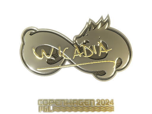 Sticker | Wicadia (Gold) | Copenhagen 2024 - Extraordinary - Sticker - from Copenhagen 2024 Player Autographs