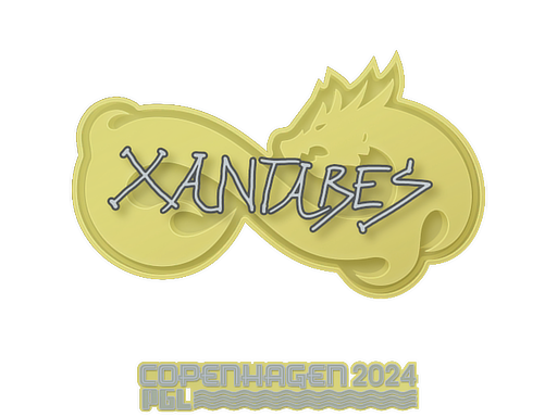 Sticker | XANTARES | Copenhagen 2024 - High Grade - Sticker - from Copenhagen 2024 Player Autographs