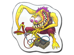 Sticker | Yellow Bombster - High Grade - Sticker - from Riptide Surf Shop Sticker Collection