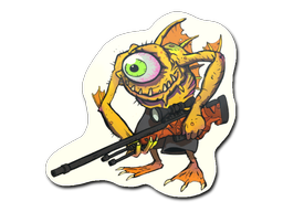 Sticker | Yellow Cyclawps - High Grade - Sticker - from Riptide Surf Shop Sticker Collection