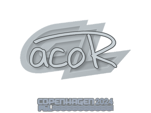 Sticker | acoR | Copenhagen 2024 - High Grade - Sticker - from Copenhagen 2024 Player Autographs