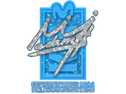 Sticker | adamS (Glitter) | Copenhagen 2024 - Remarkable - Sticker - from Copenhagen 2024 Player Autographs