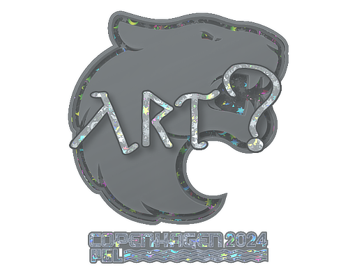 Sticker | arT (Glitter) | Copenhagen 2024 - Remarkable - Sticker - from Copenhagen 2024 Player Autographs