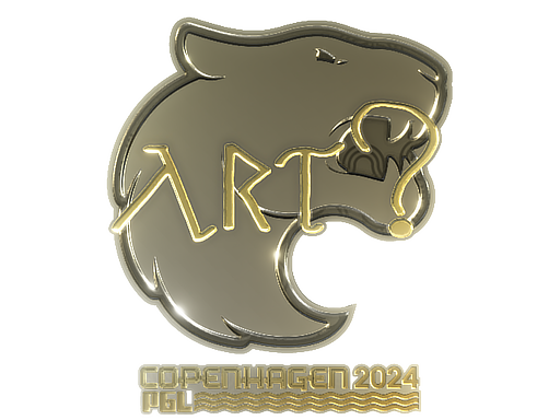 Sticker | arT (Gold) | Copenhagen 2024 - Extraordinary - Sticker - from Copenhagen 2024 Player Autographs