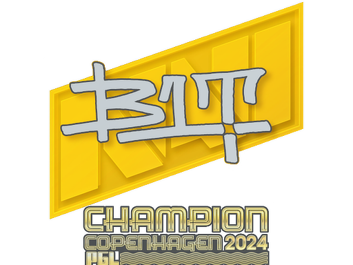 Sticker | b1t (Champion) | Copenhagen 2024 - High Grade - Sticker - from Copenhagen 2024 Player Autographs