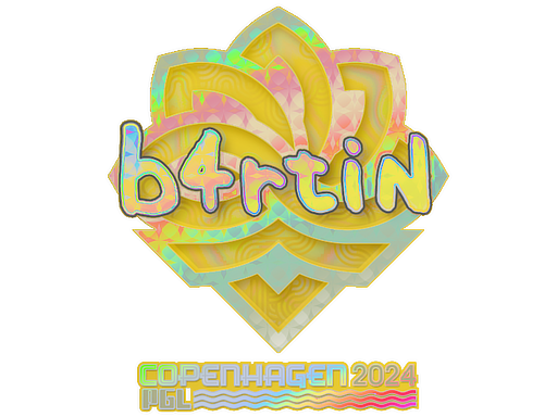 Sticker | b4rtiN (Holo) | Copenhagen 2024 - Exotic - Sticker - from Copenhagen 2024 Player Autographs