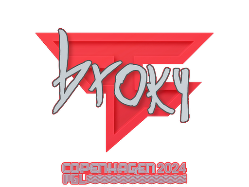 Sticker | broky | Copenhagen 2024 - High Grade - Sticker - from Copenhagen 2024 Player Autographs