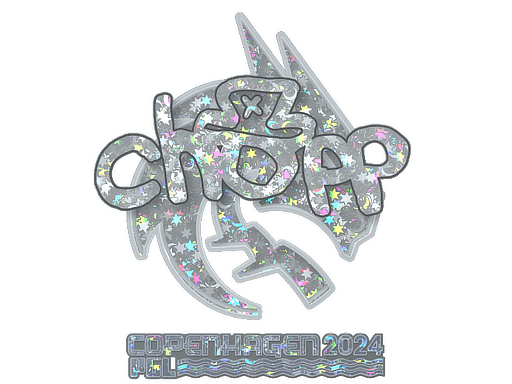 Sticker | chopper (Glitter) | Copenhagen 2024 - Remarkable - Sticker - from Copenhagen 2024 Player Autographs