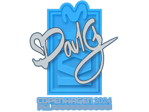 Sticker | dav1g | Copenhagen 2024 - High Grade - Sticker - from Copenhagen 2024 Player Autographs