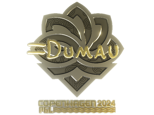 Sticker | dumau (Gold) | Copenhagen 2024 - Extraordinary - Sticker - from Copenhagen 2024 Player Autographs
