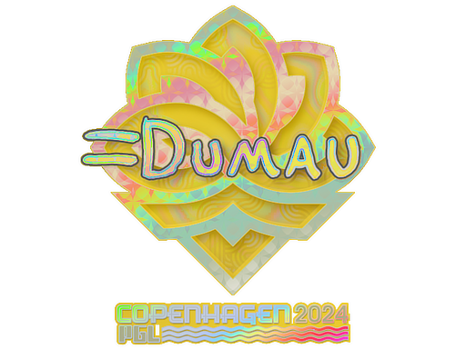 Sticker | dumau (Holo) | Copenhagen 2024 - Exotic - Sticker - from Copenhagen 2024 Player Autographs
