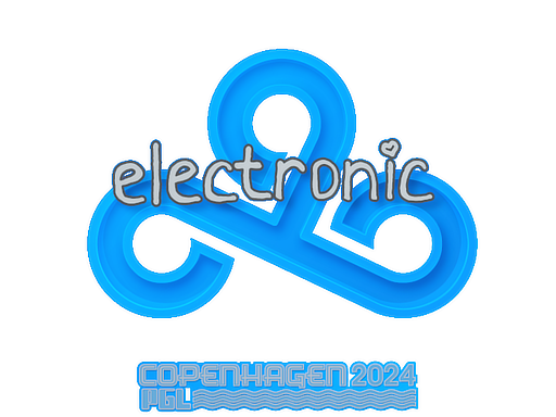 Sticker | electronic | Copenhagen 2024 - High Grade - Sticker - from Copenhagen 2024 Player Autographs