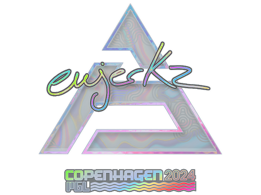 Sticker | ewjerkz (Holo) | Copenhagen 2024 - Exotic - Sticker - from Copenhagen 2024 Player Autographs