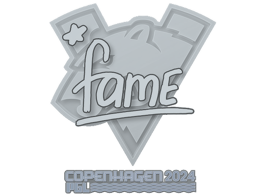 Sticker | fame | Copenhagen 2024 - High Grade - Sticker - from Copenhagen 2024 Player Autographs
