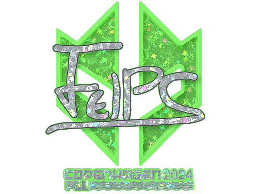 Sticker | felps (Glitter) | Copenhagen 2024 - Remarkable - Sticker - from Copenhagen 2024 Player Autographs