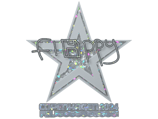 Sticker | floppy (Glitter) | Copenhagen 2024 - Remarkable - Sticker - from Copenhagen 2024 Player Autographs